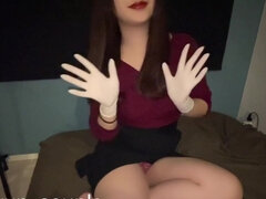 Amatør, Asiater, Kukk suging, Hansker, Synsvinkel