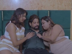 Indian Boss Demands Sex From Two Hot Employees For Promotion - Desi Bhabhi & Teen Step Sister Threesome