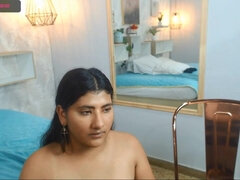 크고 아름다운 여자, 큰 가슴, 약간 뚱뚱한, 발로 애무하기, 인도인, 랑제리, 셀카, 쓰리섬