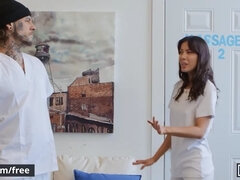 アナル, デカチン, フェラチオ, イく瞬間, ゲイ, 筋肉, タトゥー