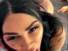 Grosser schwanz, Grosse titten, Blasen, Handjob, Hardcore, Latina, Pov, Titten