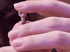 Sounding Pre Cum Drip-age Down Big Thick White Cock