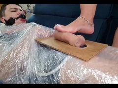 Couple, Pieds, Fétiche, Fétiche des pieds, Branlette thaïlandaise, Fille latino, Esclave, Espagnole