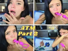 Dirty ATM with Alice Anal Beads in Mouth Omg) Part 2
