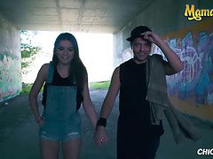 (Evelina Darling & Nikolas) Russian Couple Is Banging Outdoor Risking To Be Caught