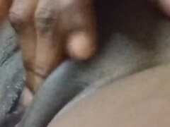 Rubbing Fingering My Pink Black Pussy Moaning Orgasms