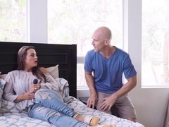 Abigail Mac gets caught masturbating and properly fucked