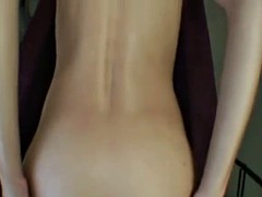 smooth anal stretching gaping creampie