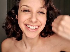 Jerk off instruction jack off instructions - sperm in my mouth - facial cumshot point of view asmr