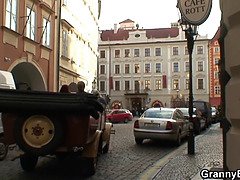 Lucky dude picks up a hairy pussy redhead for steamy playtime