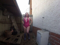 Amatéři, Bbw, Britské, Dospělé, Milf žcbp, Venku, Sólo