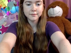 redhead 18 yo teen webcam show