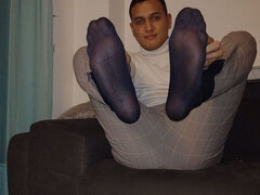 Male Sheer Socks.