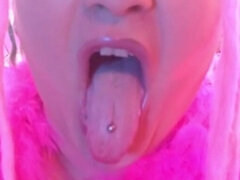 Try to Cum on My Tongue Try to Time It and Hit My Tongue with Your Cummies the Video