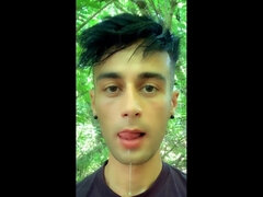 아마추어, 야외의, 혼자