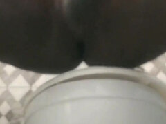 Gorilla Dick Grip Public Washroom Pounding