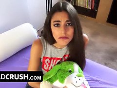 Fit Young Vixen Gets Disciplined And Her Cute Little Butt Spanked By Her Stepdaddy
