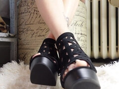 Love the Way the Way the Straps Hug My Feet, the Way They Criss Cross Upon My Skin