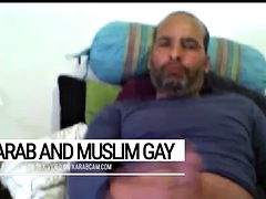 Arab gay Libyan soldier daddy: huge, brown, juicy dick
