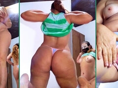 Amatéři, Bbw, Velký zadek, Homemade, Dospělé, Tanga