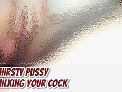 Just Lay Back and Let Me Milk Your Cock with My Thirsty Pussy...