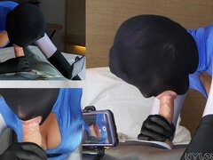 Kuřba, Stříkání spermatu, Fetiš, Footjob, Nylonové, Punčocháče