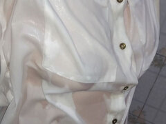 Hot Married Woman in a Wet T-shirt Gets Fucked in the Shower