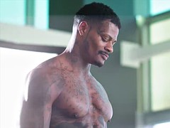 アナル, 美女, デカパイ, 黒人, 毛深い, なめる, 赤毛, 馬乗り