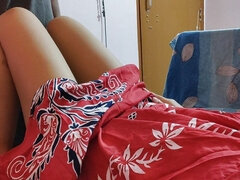 Cheating Wife Has Sex with Lover When Husband Is Not at Home