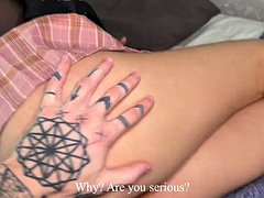 I m on the phone with my husband while my ex is fucking me