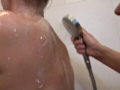 Horny old and young lesbian couple fooling around