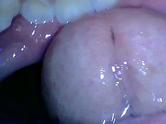 Tussi, Grosser schwanz, Blasen, Braunhaarige, Pov