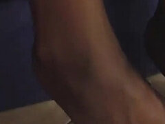 Gorgeously Seductive Claudia Poderi in White Crop Top and Leggings