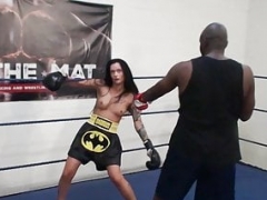 Maria Marley Interracial Mixed Boxing Male vs Lady