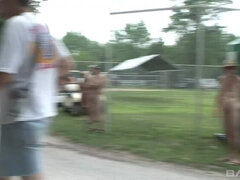 Mellow platinum gal having an amateur fun times out of the house