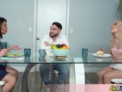 Κώλος, Μεγάλα βυζιά, Ξανθιά, Πίπα, Μελαχροινή, Ώριμη, Ώριμη γυναίκα, Τρίο