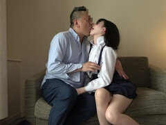 Asiatica, Tette grandi, Pompino, Sborrata, Giapponese, Ragazza, Uniforme