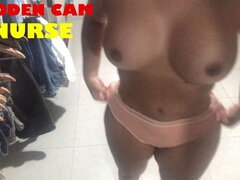 I Put Amateur Camera on My Nurse Neighbor Changing Her Clothes