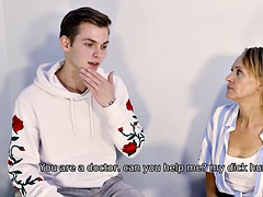 SHAME4K. Dude uses a dirty but tricky trick to seduce a sexy stepmom