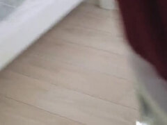 Step Mom Alison Masturbates and Gets Surprised Cumshot from Son