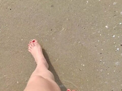 Nice Feet on the Beach