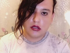 Amerikaans, Badkamer, Grote kont, Travestiet, Homo, Huisgemaakt, Alleen