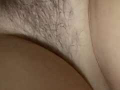 Amateur Hairy Anal Squirting Orgasm with Dirty Talk From My Wife.