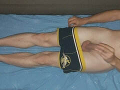 素人, イく瞬間, 足, 手コキする