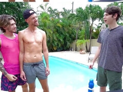 Twink Stepson. Gets Fucked Hard by Naughty Step-father & Big Dick Step Uncle - Family Dick