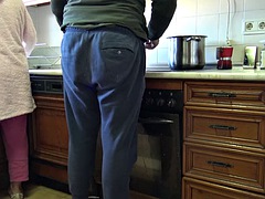 My stepmom seduced me and told me to cum in her panties