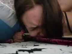 Stepfather Fucked Stepdaughter While She Was Talking with Stepmother on the Phone P1