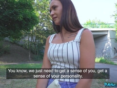 Grosse titten, Braunhaarige, Schwanz, Absätze, Latina, Im freien, Muschi, Ablutschen