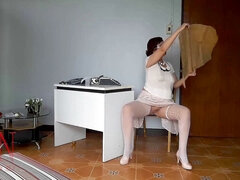 Secretary. sexretary. No panties office milf. Nude office. Naked secretary at office. Undressing employee.