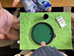 3 Super Hot Tight Pussy Real Amateur Hot Girls CFNM Handjob Edging with Play Balls and Teasing Challenge for Precum